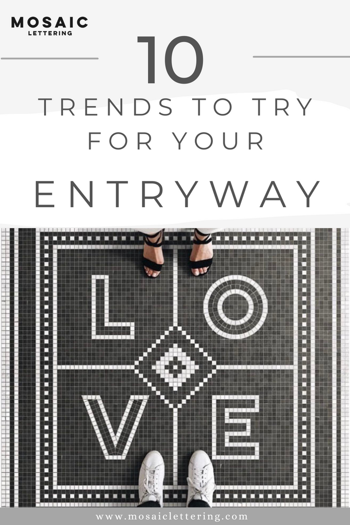 10 trends to try for your Entryway