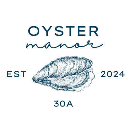Original Oyster Manor logo artwork used to design a mosaic