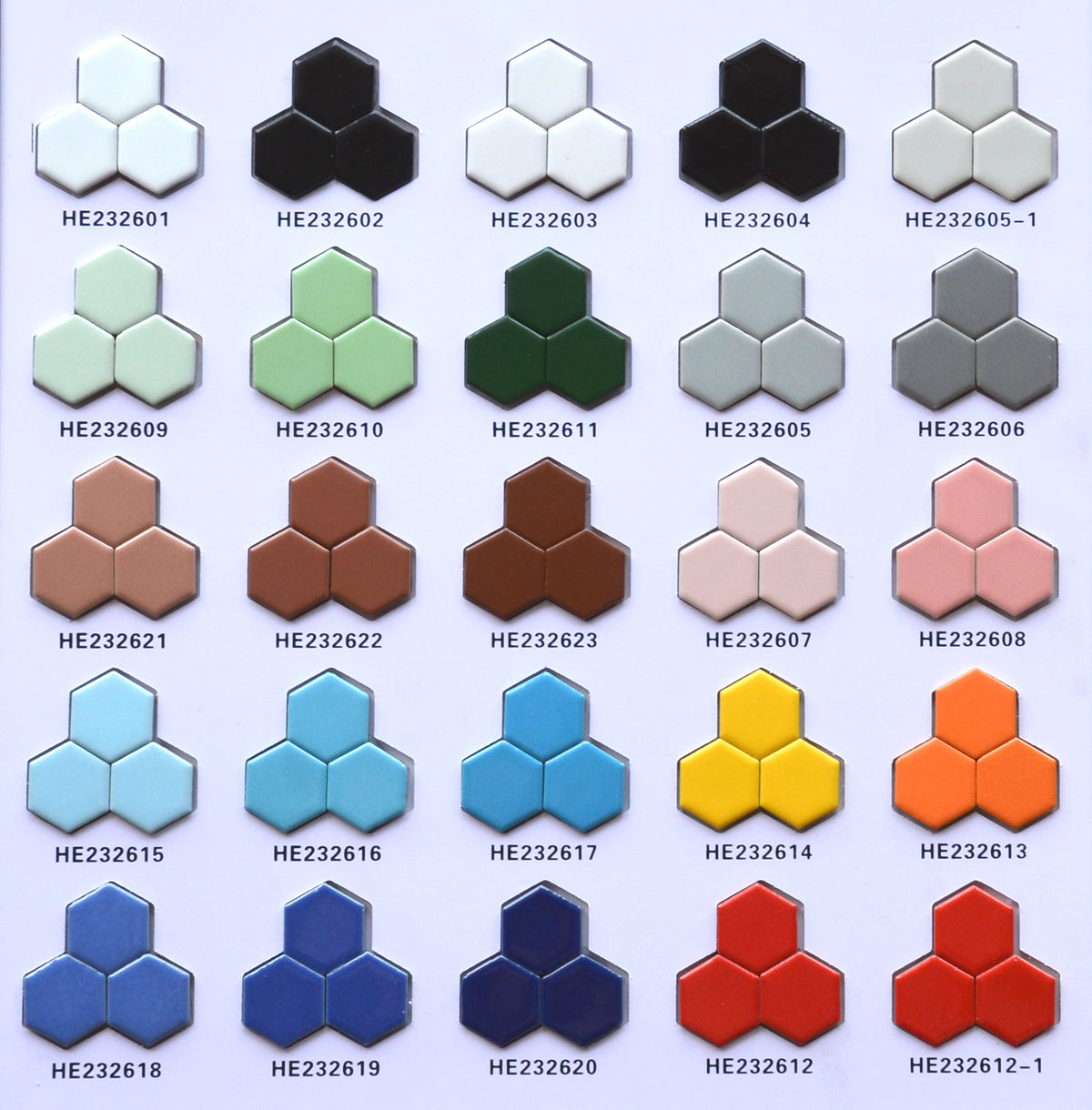 Standard-grid Hexagon Mosaics  (Get naked)
