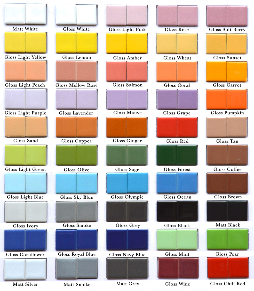 Tile Sample Order – Mosaic Lettering