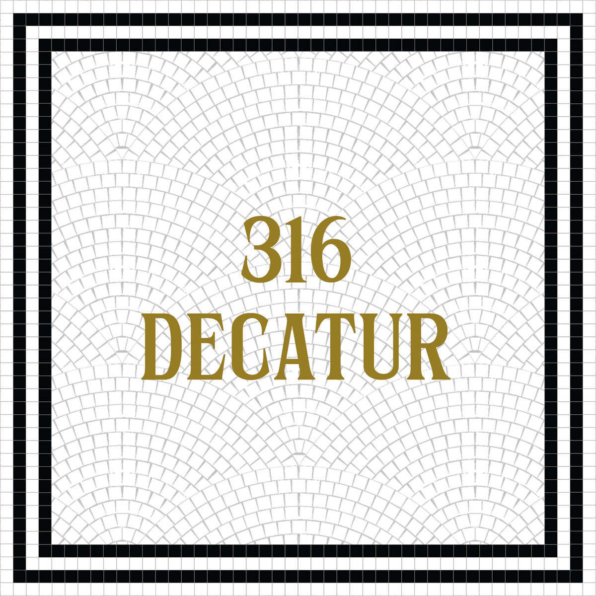Custom Mosaic with Metallic Letterings (50% Balance) – Mosaic Lettering