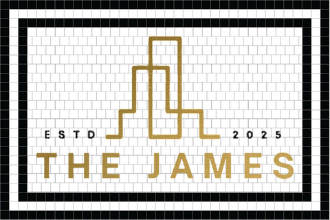 Custom Mosaic with Metallic Logo ( The James )