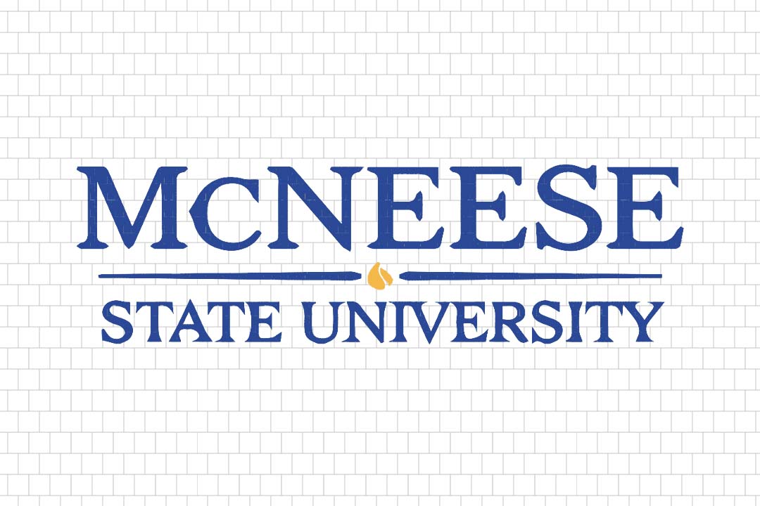 CUSTOM HAND-CUT MOSAIC ( McNeese State University ) – Mosaic Lettering