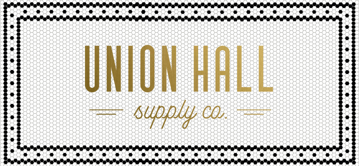 Custom Mosaic with Metallic Logo ( Union Hall ) – Mosaic Lettering