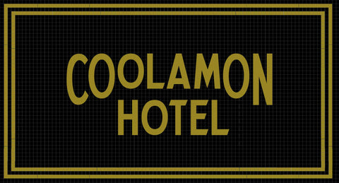 Custom Mosaic with Metallic Logo ( Coolamon Hotel )