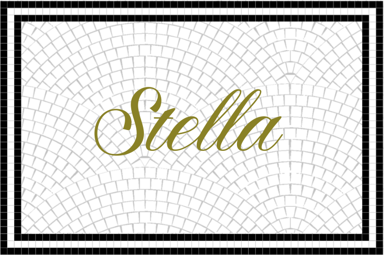 Custom Mosaic with Metallic Letterings (Stella) – Mosaic Lettering