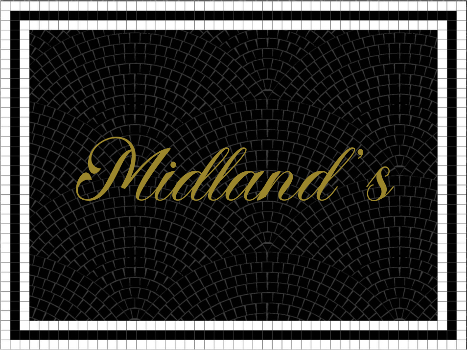 Midland Lettering Custom Mosaic with Metallic Letterings ( midlands) – Mosaic Lettering
