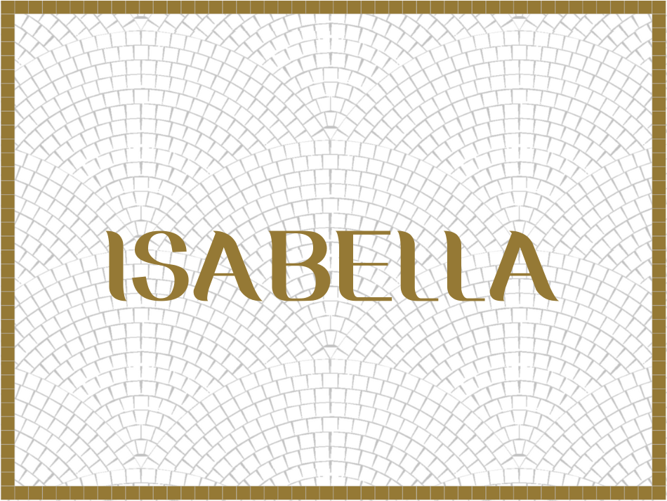 Custom Mosaic with Metallic Lettering ( isabella ) – Mosaic Lettering