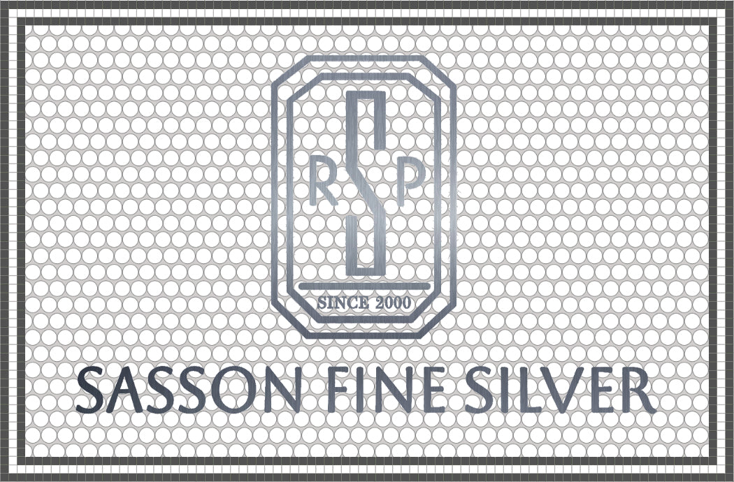 Raymin Lettering Custom Mosaic with Metallic Logo ( RAYMOND SASSON ) – Mosaic Lettering