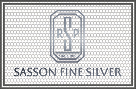 Custom Mosaic with Metallic Logo ( RAYMOND SASSON )