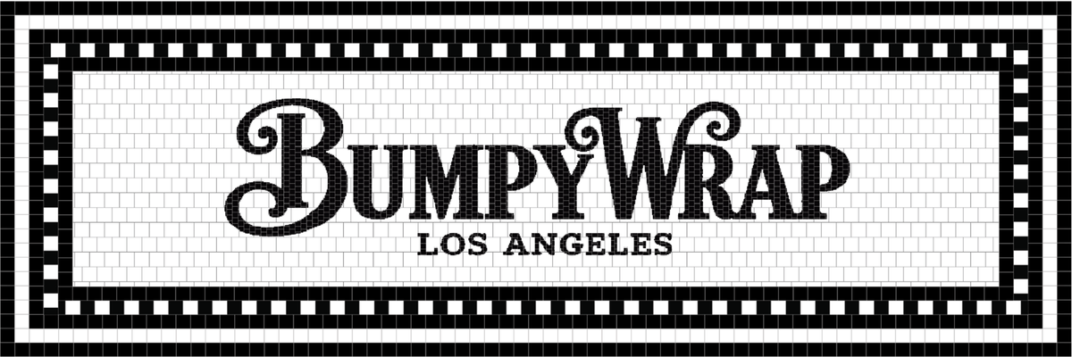Custom Mosaic with Hand-cut Logo (Bumpy Wrap) – Mosaic Lettering