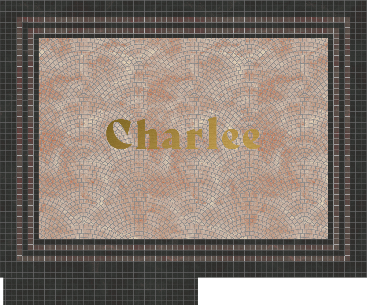 Custom Mosaic with Metallic Logos (Balance )