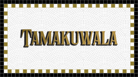 Custom Mosaic with Metallic Letterings (tamakuwala)