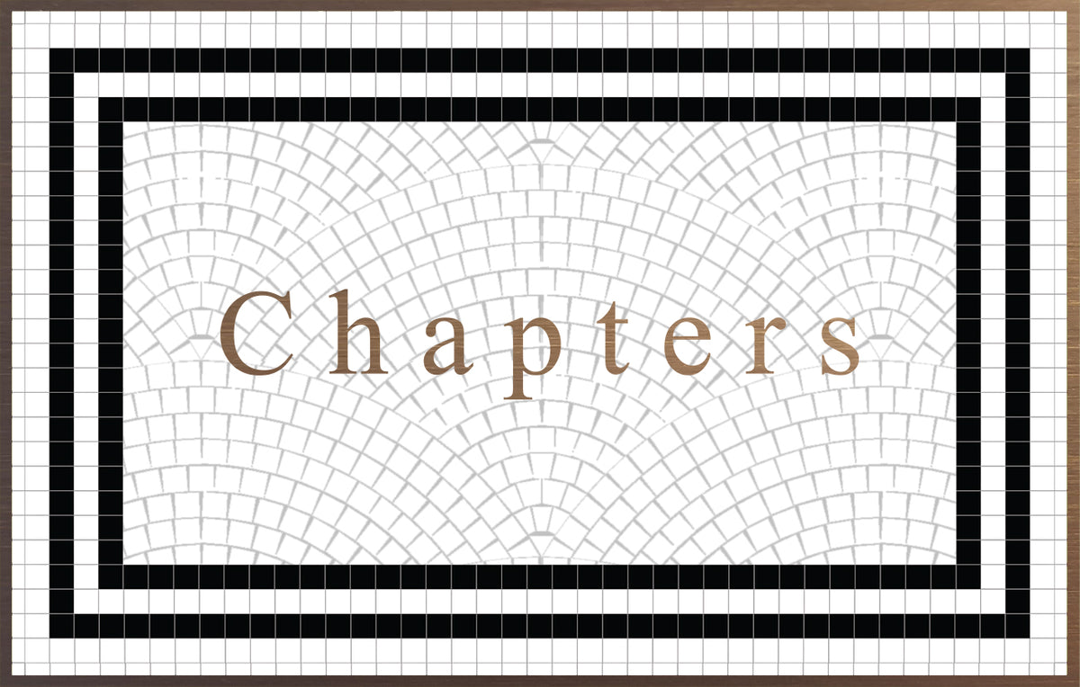 Custom Mosaic with Metallic Letterings ( Chapter ) – Mosaic Lettering