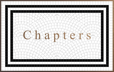 Custom Mosaic with Metallic Letterings ( Chapter )