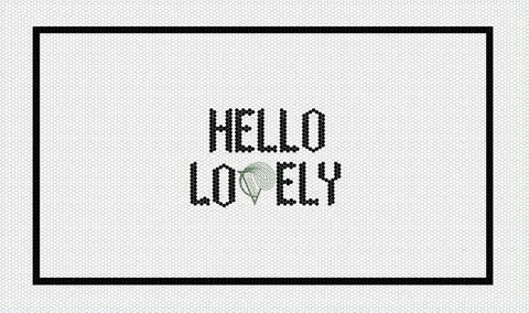 CUSTOM HAND-CUT MOSAIC ( hello lovely ）