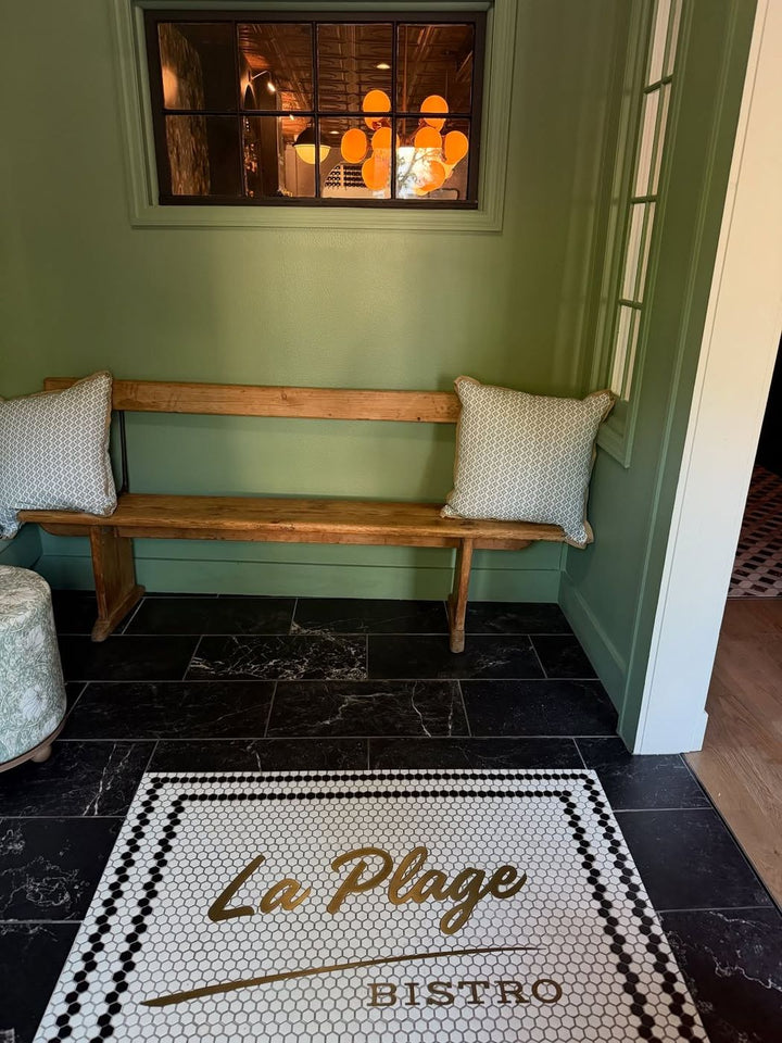 La Plage finished mosaic by Mosaic Lettering