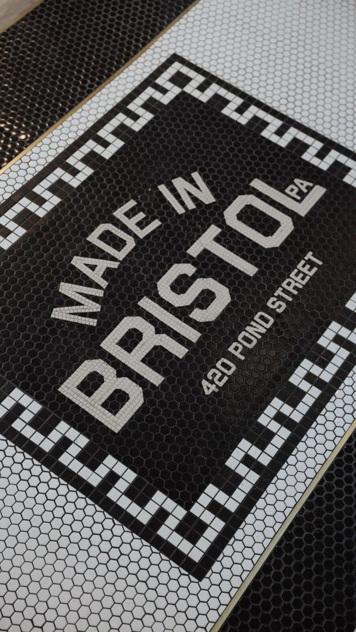 Made In Bristol finished mosaic by Mosaic Lettering