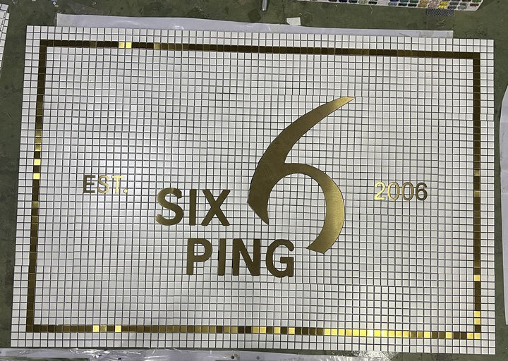Nexus Point Real Estate finished mosaic by Mosaic Lettering