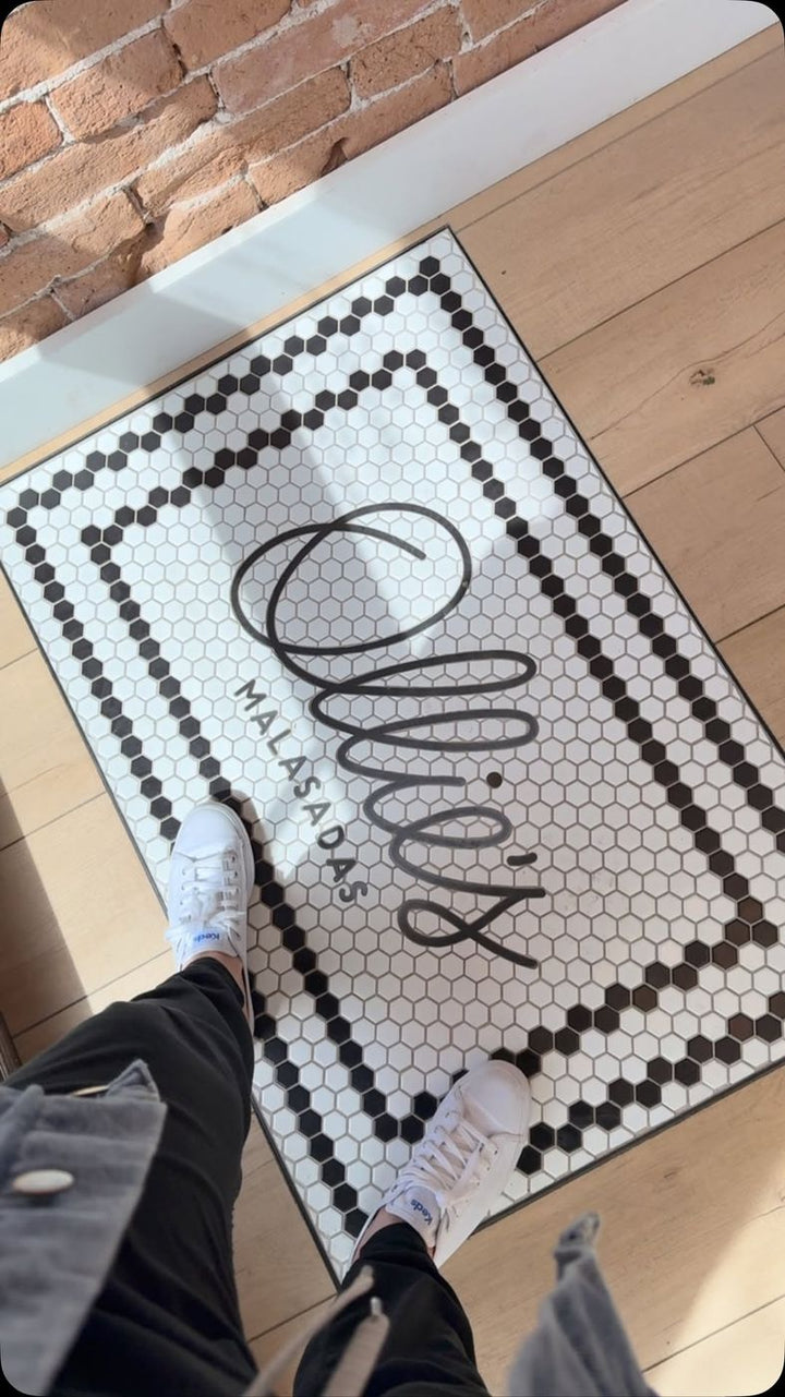Ollie's Malasadas finished mosaic by Mosaic Lettering