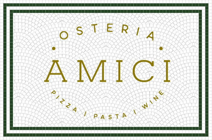 Amici free mosaic mockup