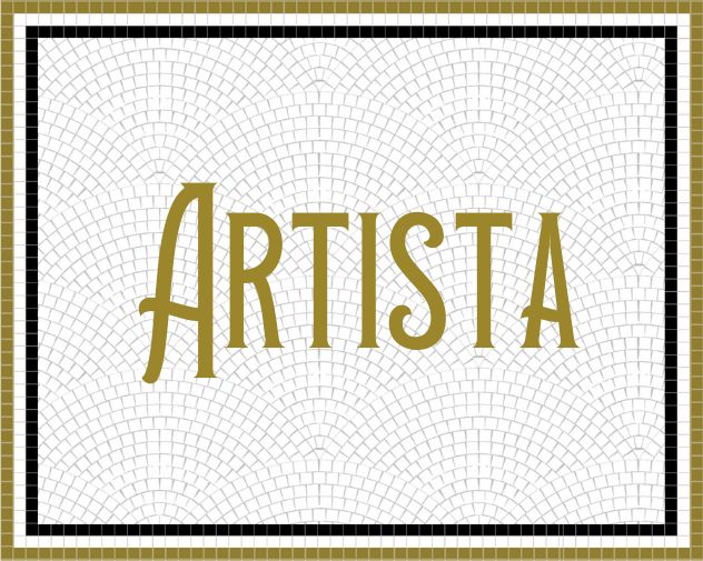 Artista mockup design by Mosaic Lettering