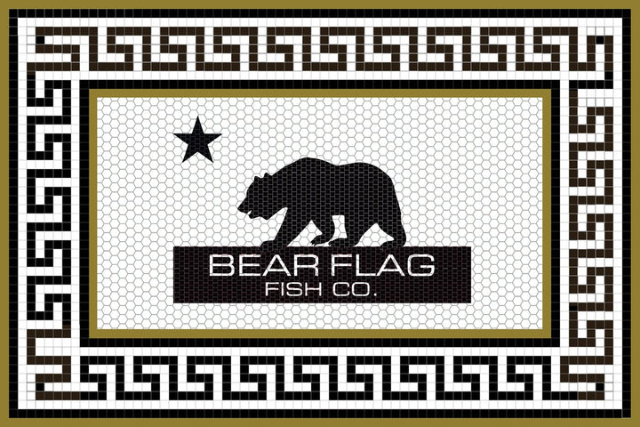 Bear Flag mockup design by Mosaic Lettering