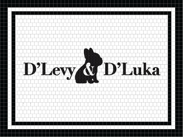 D' Levy & D' Luca mockup design by Mosaic Lettering