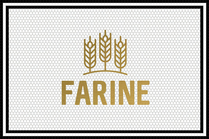 Farine mockup design by Mosaic Lettering