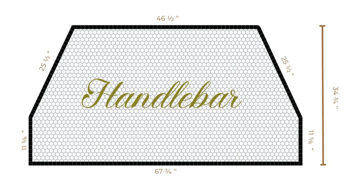Handlebar mockup design by Mosaic Lettering
