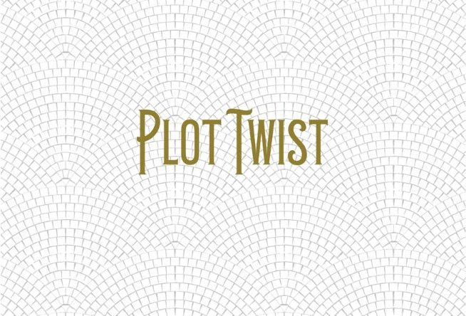 Plot twist mockup design by Mosaic Lettering