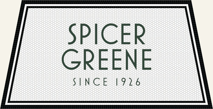 Spicer greene mockup design by Mosaic Lettering