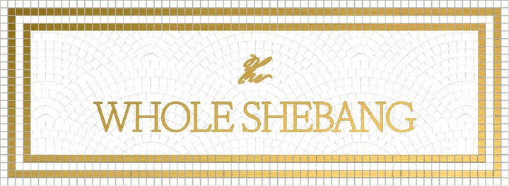 Whole Shebang mockup design by Mosaic Lettering
