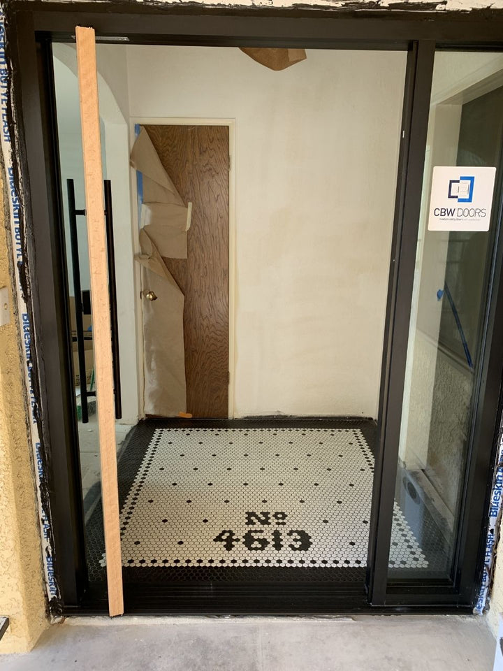 No 4613 address mosaic, house number mosaic by Mosaic Lettering