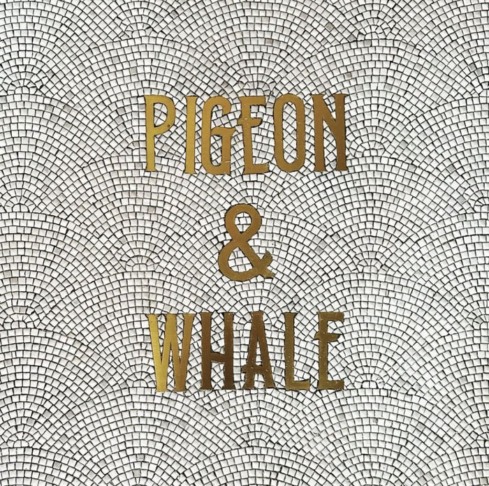 Pigeon and Whale gold fanned mosaic