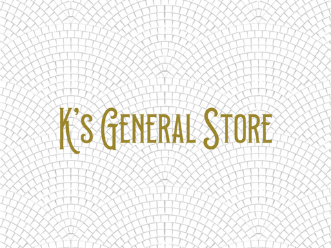 Custom Mosaic with Metallic Letterings ( K's General Store )